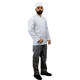 Chef Uniform Combo (Coat+Trousers+Apron+Cap).