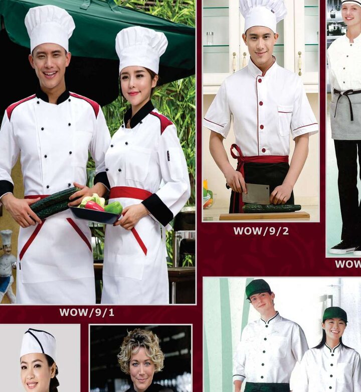 Chef coats and restaurant uniforms by WOOL O WOOL